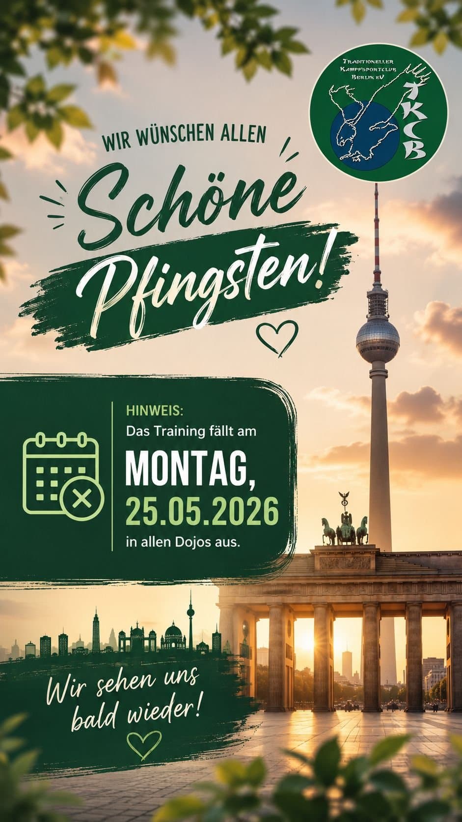 Wir wünschen allen schöne Pfingsten!